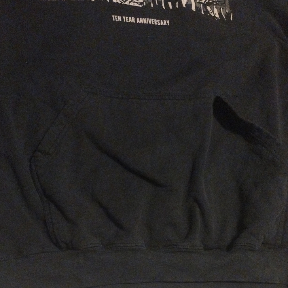 Black Graphic Hoodie "MC Chris Is Dead" Ten Year Anniversary - Picture 6 of 7